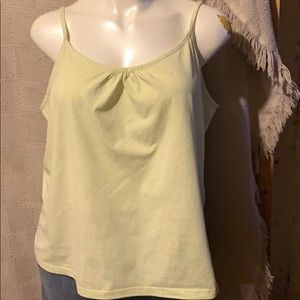 Light green patterned cami.